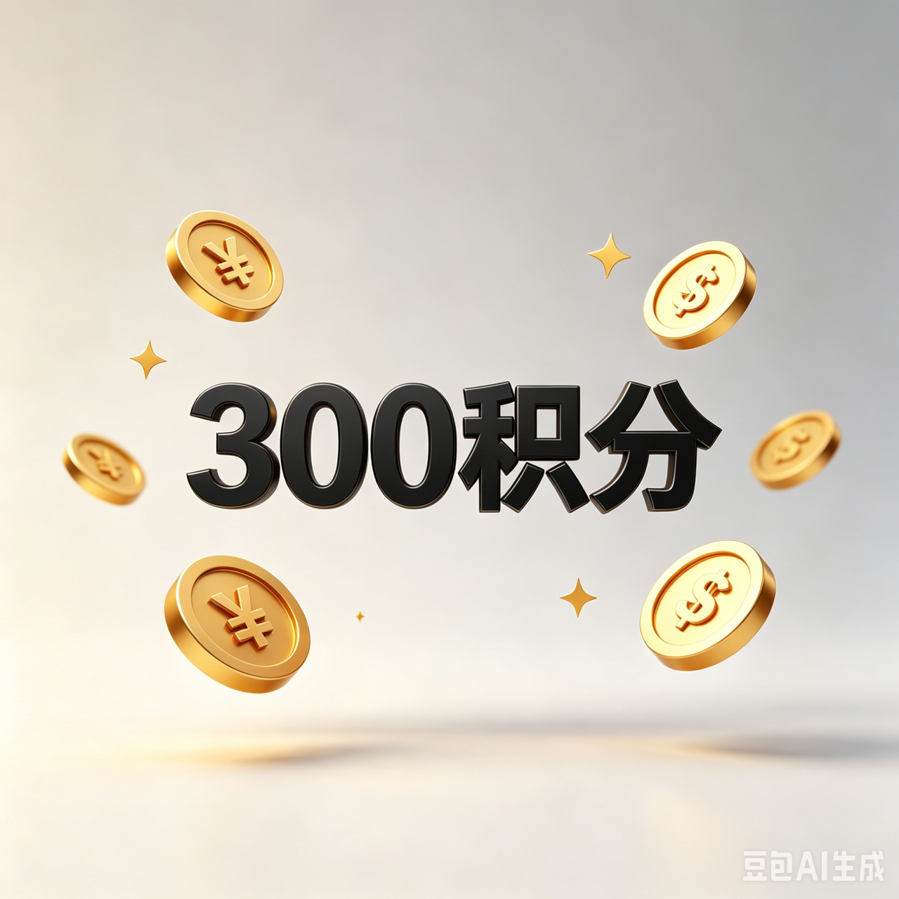 300积分